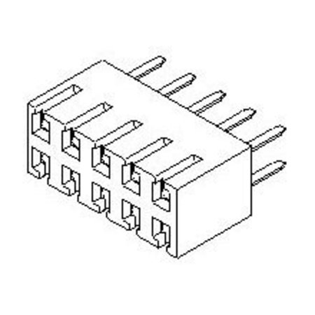 MOLEX CGrid VT Rcpt 15SAu 30Ckt 15-44-5830